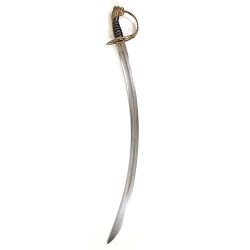 525 - Napoleonic War Period 1803 Pattern Infantry Officer's Sword  A good example, the single edged curved... 