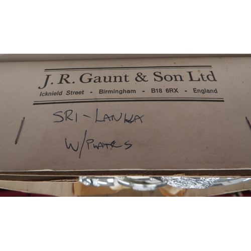 109 - J R Gaunt & Son Ltd Boxed Quantity Of Sri Lanka Waist Belt Buckles
chrome, rectangular buckle wi... 