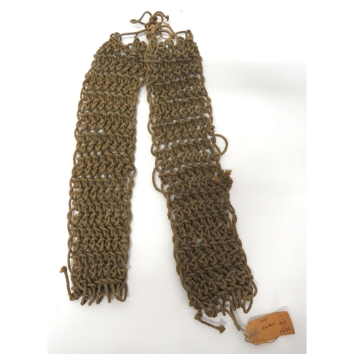 228 - Scarce Pair Of WW2 Rope Commando 