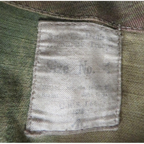 278 - WW2 Pattern Airborne Denison Camouflaged Smock
camouflaged, half zip front smock. Large chest patch ... 