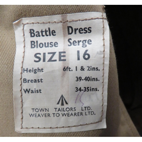 287 - WW2 1937 Pattern Battle Dress Jacket
khaki woollen, single breasted, closed collar, short jacket. &n... 