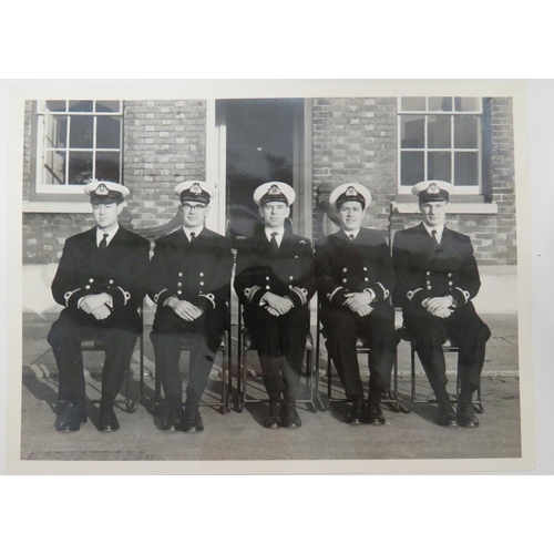 363 - Pre 1953 Royal Navy Officer's Sword And Associated Items
consisting sword with 30 3/4 inch, single e... 