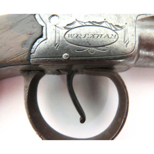 387 - Late 18th Century Flintlock Pocket Pistol By 