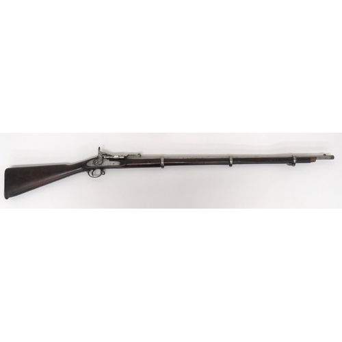 395 - British Enfield Snider Patent Rifle
.577, 36 1/2 inch, rifled barrel.  Front blade sight.  ... 