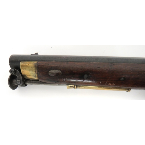 396 - British 1842 Pattern Cavalry Carbine
.650 carbine, 20 inch, smoothbore barrel.  Front blade sig... 