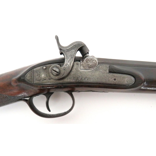 400 - Mid 19th Century Percussion Hunting Rifle By 