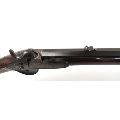 400 - Mid 19th Century Percussion Hunting Rifle By 