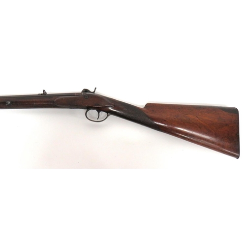 400 - Mid 19th Century Percussion Hunting Rifle By 