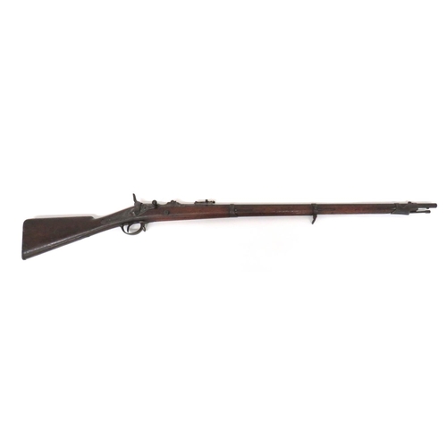 403 - Obsolete Calibre Belgian Albini-Braendlin 1867 Patt Service Rifle
11mm, 34 inch, rifled barrel. &nbs... 