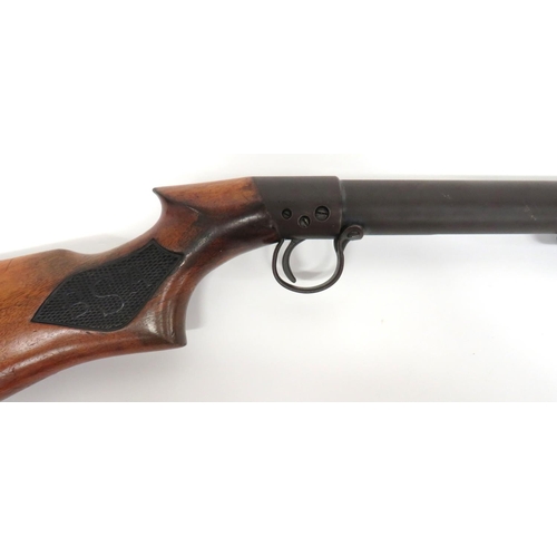 412 - Pre War BSA Underlever Air Rifle
.177, 19 inch, fixed barrel.  Rear, adjustable sight.  Under barrel... 