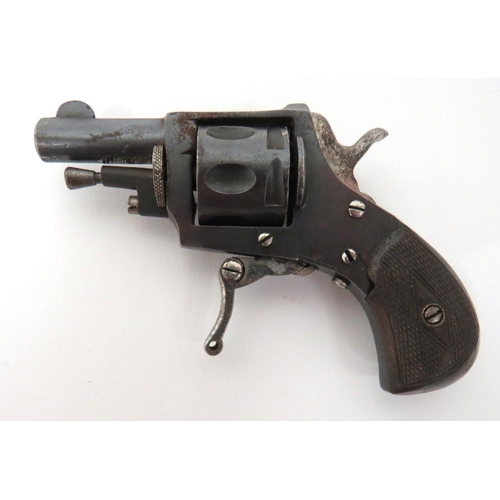 420 - Deactivated Continental Pocket Revolver
.22, 1 1/2 inch, blued barrel with front blade sight.  ... 