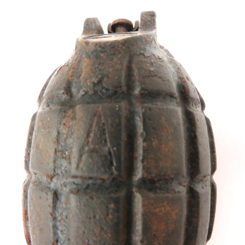 431 - WW1 Inert No 23 Mills Grenade
cast fragmentation body with maker 