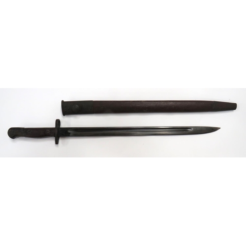 460 - Interwar Australian 1907 SMLE Lithgow Manufactured Bayonet
17 inch, single edged blade with fuller. ... 