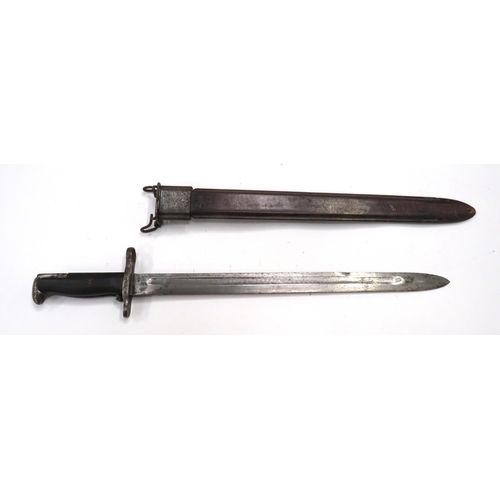 503 - American Model 1942 Bayonet For Garand Or 1903 Springfield Rifle
15 3/4 inch, single edged blade. &n... 