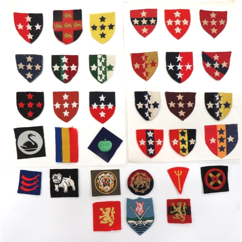 65 - 33 x Home Commando Formation Badges
including embroidery Eastern Command ... Embroidery Western Comm... 