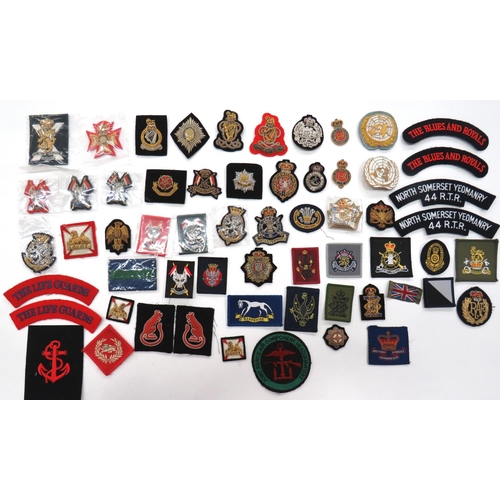 97 - 60 x Embroidery Beret And Arm Badges
bullion embroidery examples include Dorset Yeomanry ... QC 16th... 