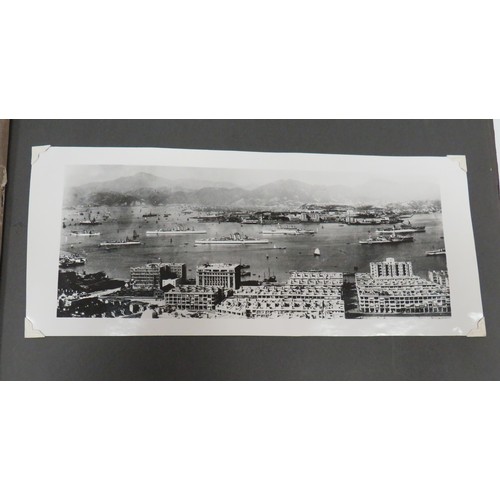 164 - Two Interwar Military Photograph Albums
consisting Essex Regiment album in Egypt And Palestine.  Mos... 