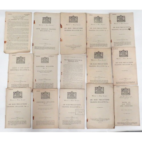 165 - Small Quantity Of Home Front ARP Booklets
including Shelter At Home ... Objects Dropped From The Air... 