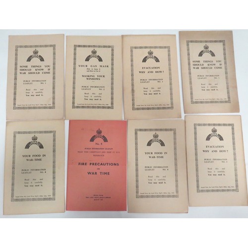 166 - Selection Of Home Front Pamphlets
including Munitions Security 1942 ... Home Guard No 51 Battlecraft... 