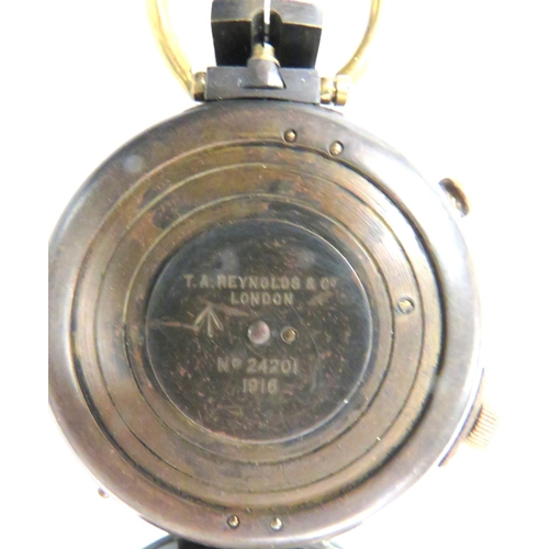 102 - WW1 Compass And Christmas Box
darkened brass Verners pattern compass by 