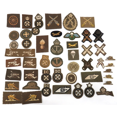 73 - Good Selection Of Trade Badges
including Best Shot In Junior Ranks ... Printed Marksman ... Embroide... 