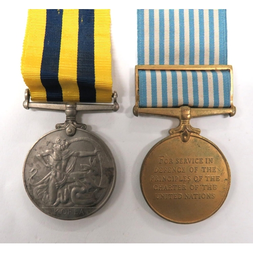 97 - Korea War Medal Pair ACC
Queen Elizabeth II Korea medal named 