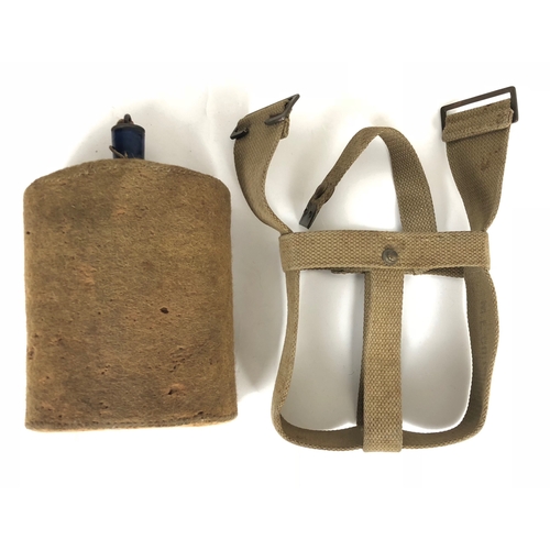 291 - WW1 1908 Webbing Equipment.  Pair Ammunition Pouches. One dated 1916 ... Pair of Brace Straps ... Si... 