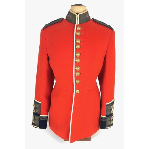 329 - Coldstream Guards Officer's scarlet tunic. A good example of the regimental pattern. Scarlet melton ... 