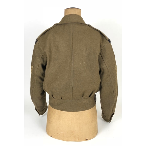 336 - WW2 5th Division REME 1940 Pattern Battledress Blouse Tunic  This example is believed to have been w... 