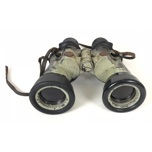 413 - WW2 German Third Reich Kriegsmarine U-Boat Zeiss Binoculars.  A pair of 7 x 50 U Boat binoculars bel... 