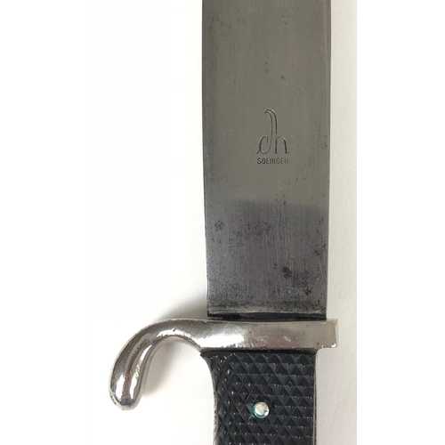 417 - German Third Reich Hitler Youth Knife by Arthur Wingen (Chromolit), Solingen c. 1933-38.  Fine scarc... 