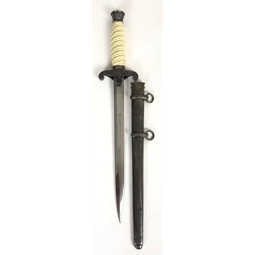 427 - German Third Reich Army Officer's Dagger by rare maker Arthur Schuttelhofer & Co (Asso), Solingen-Wa... 