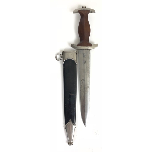 450 - German Third Reich NSKK 1940 RZM marked dagger by Eickhorn, Solingen.  Good scarce example with doub... 