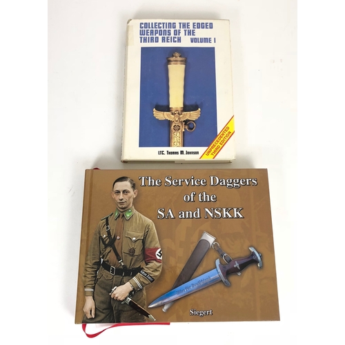 458 - 2 Reference works on German Third Reich daggers.  The Service Daggers of the SA and NSKK by Siegert ... 