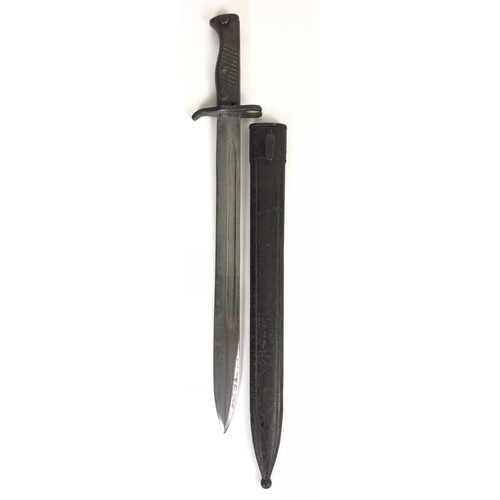 495 - WW1 Imperial Turkish / German Ersatz M88/98  Bayonet  A good example of the all steel bayonet. Singl... 