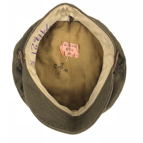 308 - WW1 1918 Royal Artillery Other Rank’s Denim Trench Cap.  An exceptional example retaining 1918 paper... 
