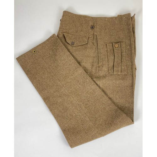 335 - WW2 British Army 1940 Pattern Battledress Trousers. This pair are personally tailored with ankle but... 