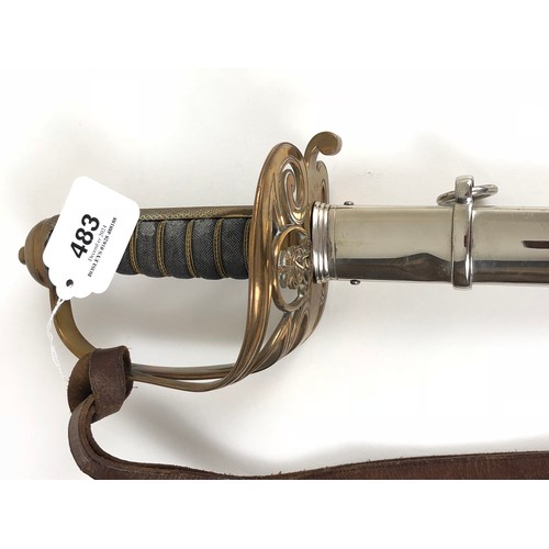 483 - Royal Army Medical Corps Edwardian Officer's sword.  A good Edward VII period example retailed throu... 