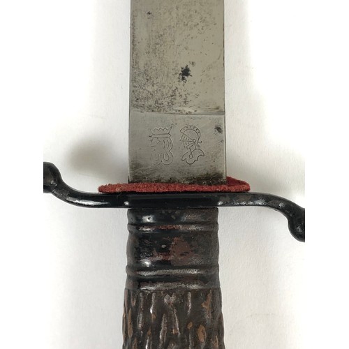 491 - Imperial German trench / fighting knife by Weyersberg Kirschbaum & Cie AG (WKC), Solingen  A good sc... 