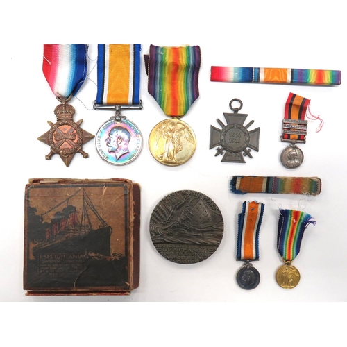 130 - Small Selection Of Various WW1 Medals
consisting 1914-15 Star named 