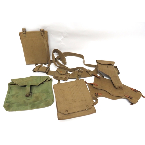 188 - Good Selection Of WW2 Officer's 1937 Pattern Webbing
including unblancoed, Officer's set of equipmen... 