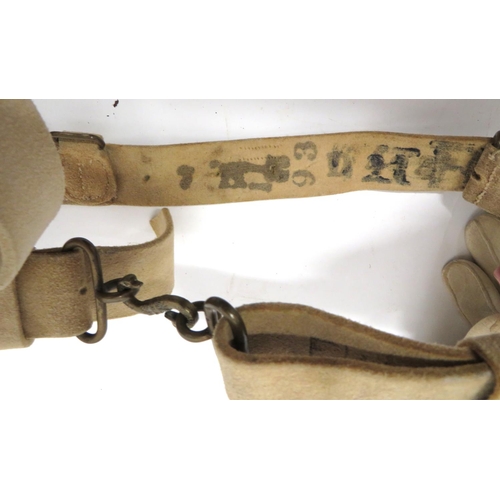 213 - 1885 Cavalry Pattern Sword Belt And Equipment
Cavalry belt in two part, buff leather joined by a bra... 