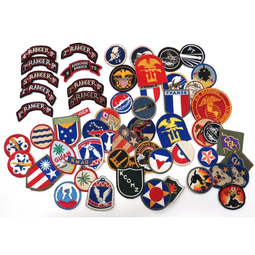 96 - Quantity Of American Formation And Title Badges
titles include 1st Ranger Bn .. 2nd Ranger Bn ... 6t... 