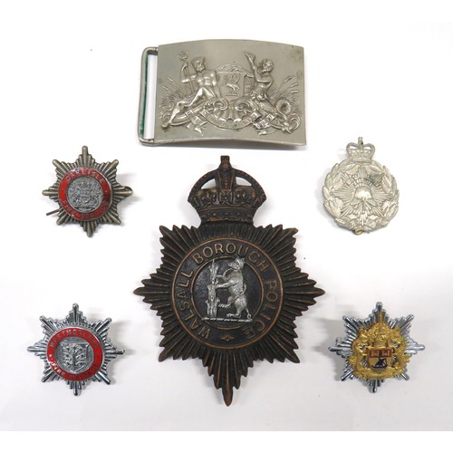 102 - City of Liverpool Police Waist Belt Clasp And Other Badges including waist belt clasp (1836-1914) … ... 