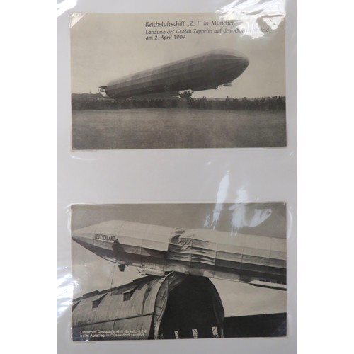 148 - Quantity Of WW1/WW2 Postcards And Photographs
including selection of airship postcards ... Napoleon ... 