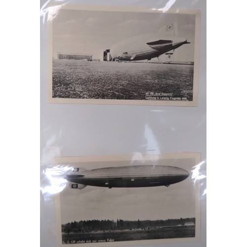 148 - Quantity Of WW1/WW2 Postcards And Photographs
including selection of airship postcards ... Napoleon ... 