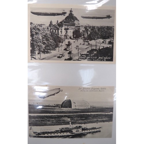 148 - Quantity Of WW1/WW2 Postcards And Photographs
including selection of airship postcards ... Napoleon ... 