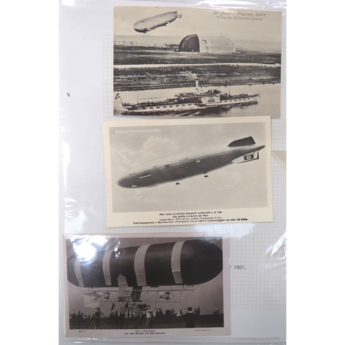 148 - Quantity Of WW1/WW2 Postcards And Photographs
including selection of airship postcards ... Napoleon ... 