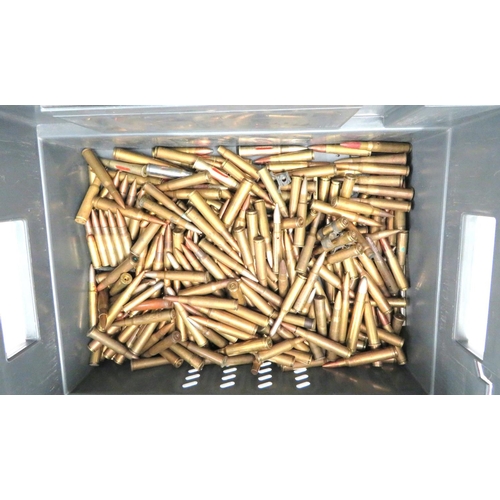 Quantity Of Inert Rifle Rounds
including .303 ... 30 M1 Carbine ... .375 Kynoch ... .308 7mm REM-MAG ... 7.62 mm ... 280/30. &nbsp;All with fired primers. &nbsp;Quantity.