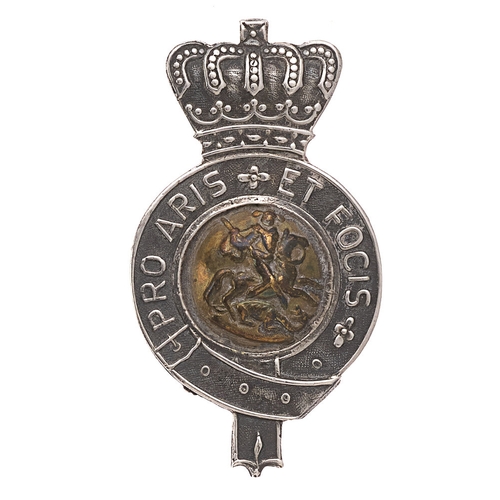 154 - Shanghai Volunteer Corps Light Horse, Chinese cap badge c. 1882-1941.  Fine very scarce locally made... 